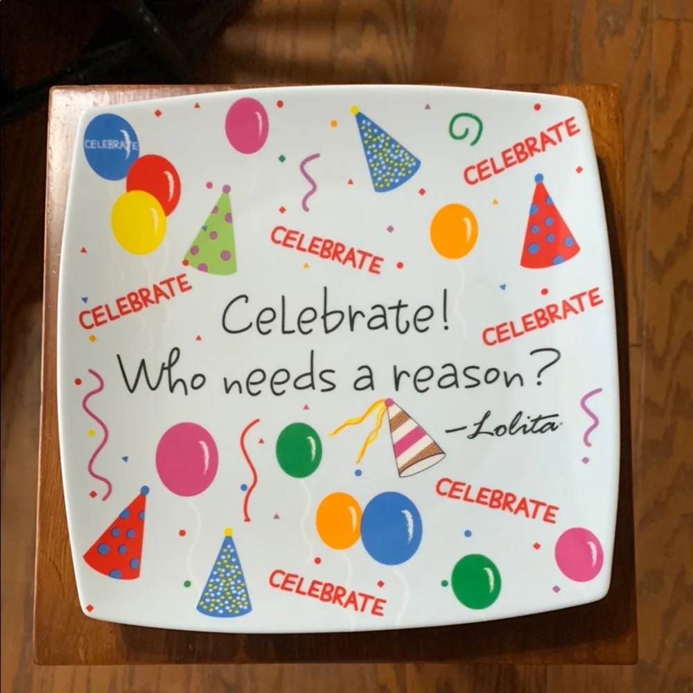 Lolita Celebrate Party Plate - Multicolor